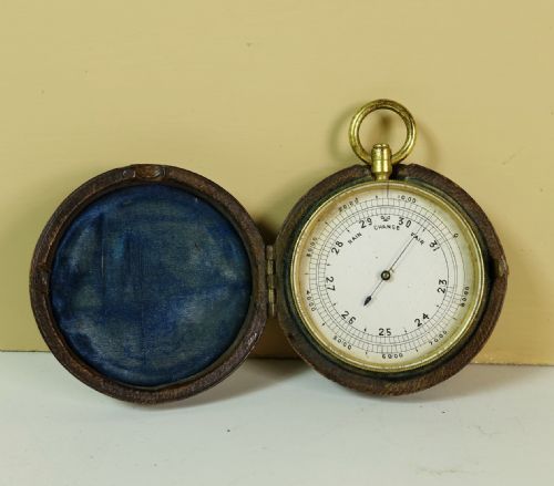 19th C Pocket, Travel Barometer