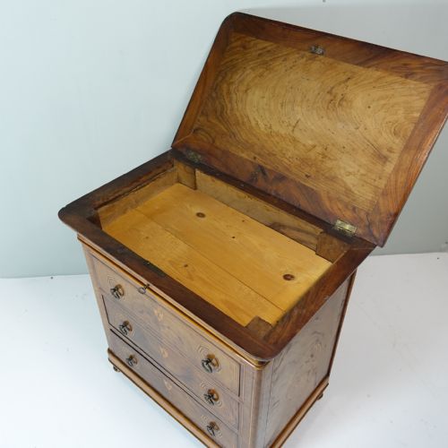 LARGE 19TH C MINIATURE CHEST - ADDITIONAL PHOTO 3