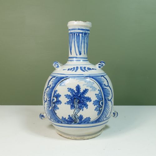 18th C Delft Flask