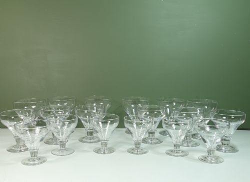 Complete Set of 19th C Glasses