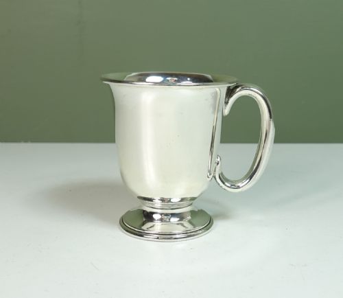 Solid Silver Christening Mug
