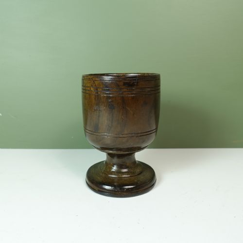 18th C Walnut Goblet