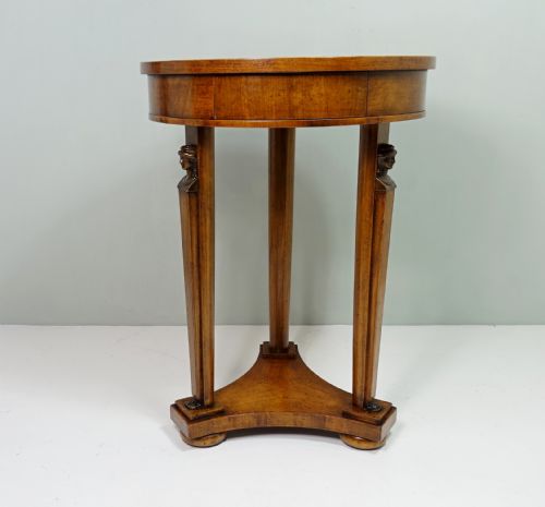 19th C Walnut Herm Centre Table