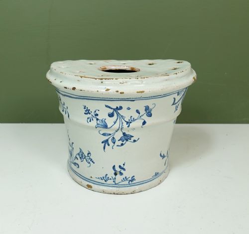 18th C Delft Flower Bower