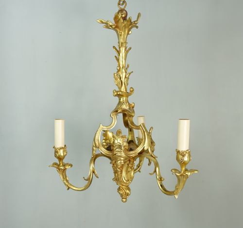 19th C Ormolu Centre Light