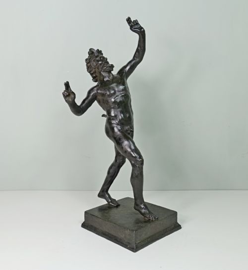 19th C Bronze 'The Dancing Faun'