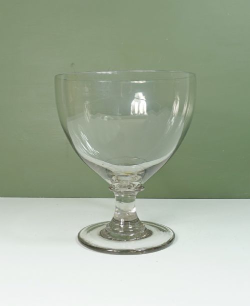 Enormous 19th C Glass Goblet