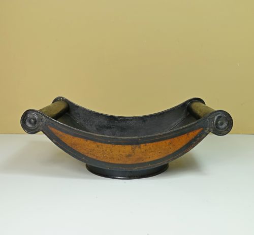 19th C Tole Cheese Coaster