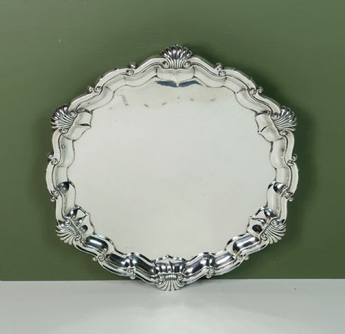 Solid Silver Salver, London 1911