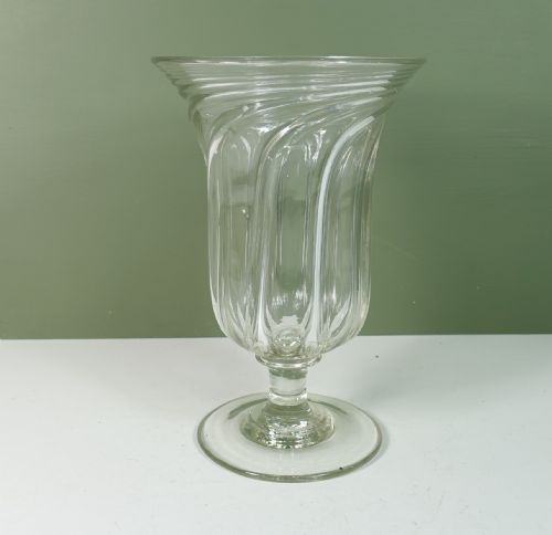 19th C Glass Celery Vase