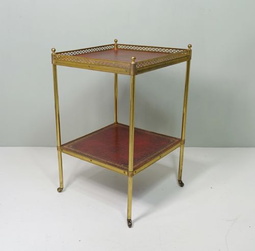 Gilt  Brass Side Table / Etagere