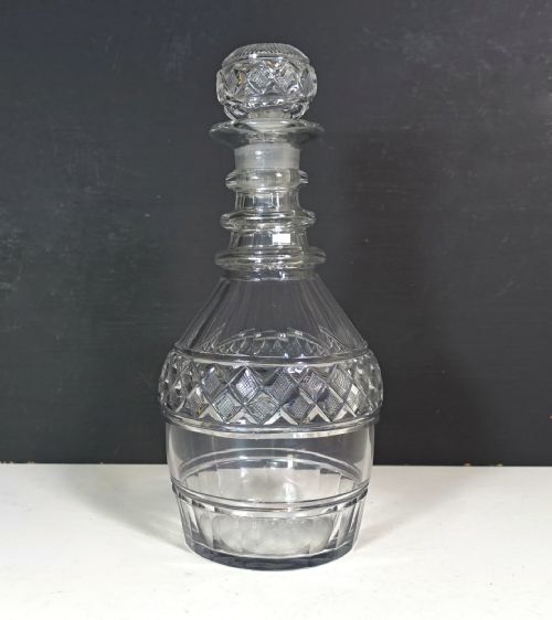 19th C Cut Glass Decanter