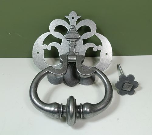 18th C Burnished Steel Door Knocker