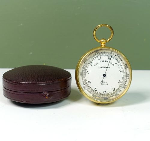 19th C Pocket Barometer