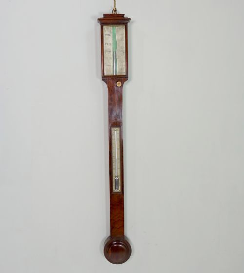 19th C Rosewood Stick Barometer