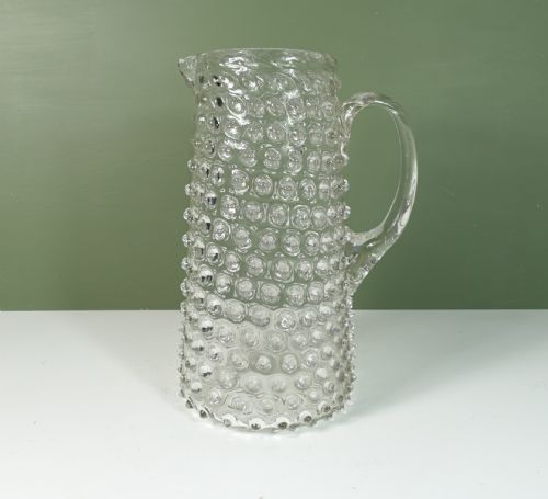 Tall 19th C Glass Jug