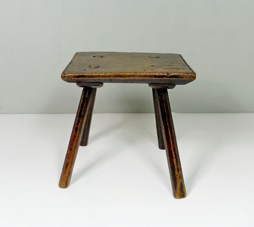 19th C Oak Stool