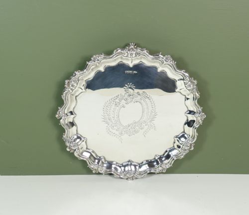 SOLID SILVER SALVER SHEFFIELD 1901