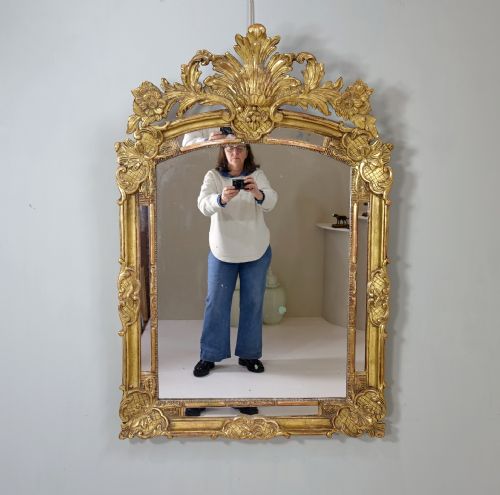 19th C Gilt Mirror