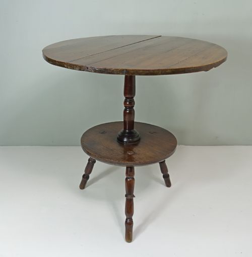 Unusual 18th C Two Tier Table