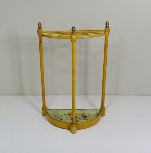19th C Bow Fronted Stick Stand