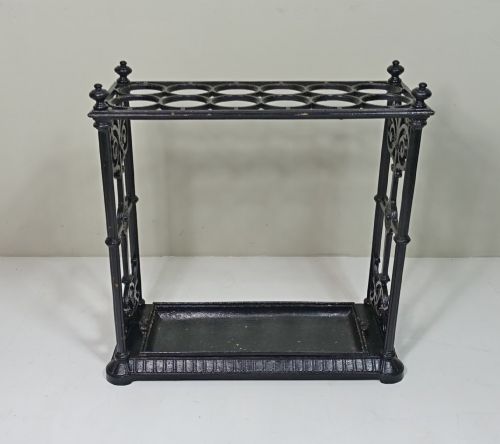 19th C Coalbrookdale Cast Iron Stick Stand