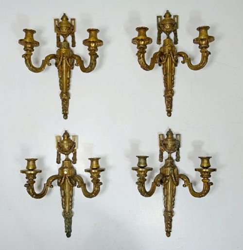 Set of Four 19th C Wall Sconces