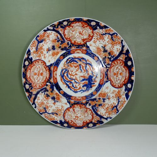 Large 19th C Imari Charger