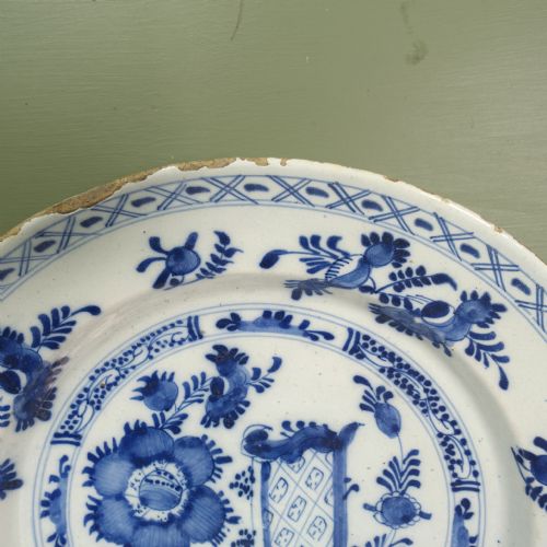 18TH C DELFT CHARGER - ADDITIONAL PHOTO 3