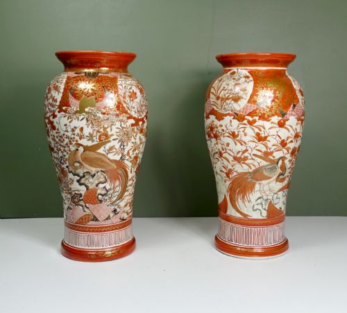 Two Large 19th C Vases