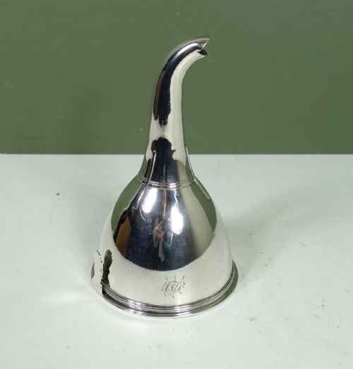 Solid Silver Wine Funnel, London 1801