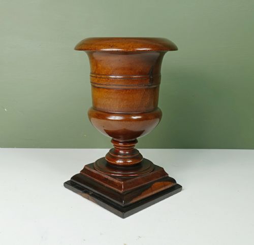 Early 19th C Walnut Vase
