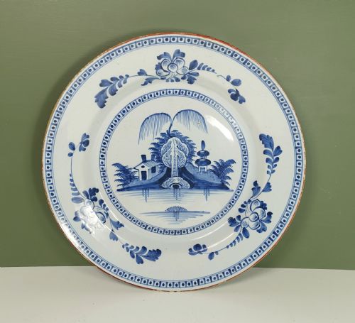 18th C Delft Charger