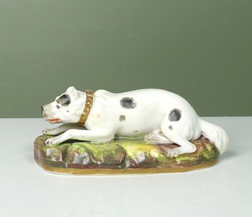 Early 19th C Porcelain Dog