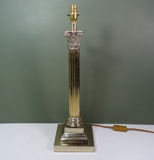 Large 19th C Lamp Base