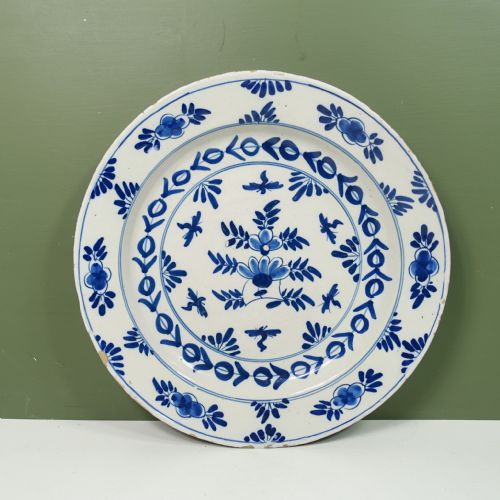 18th C Delft Charger