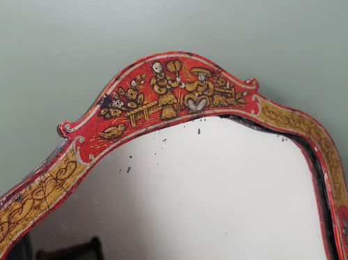 fig 1. 19TH C DRESSING MIRROR
