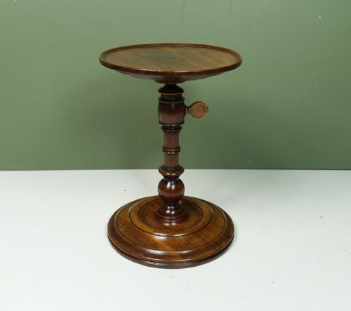 18th C Mahogany Candle Stand