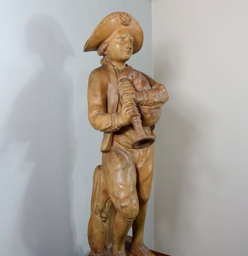 Large 19th C Terracotta Figure