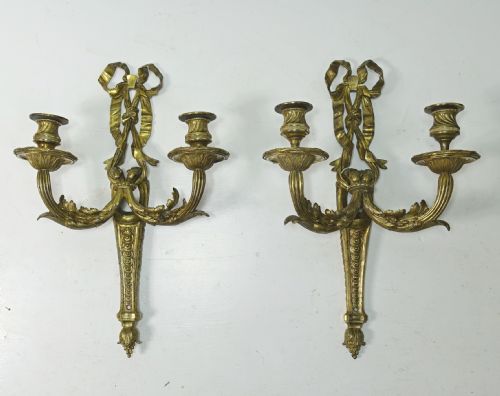 Pair of 18th C Wall Sconce Lights