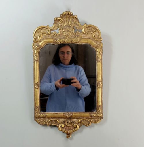 Small 19th C Gilt Wall Mirror