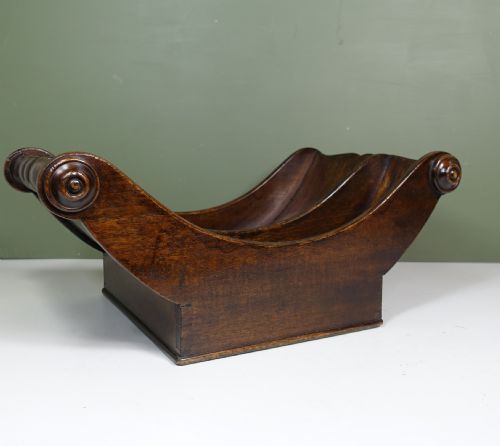 18th C Mahogany Cheese Coaster