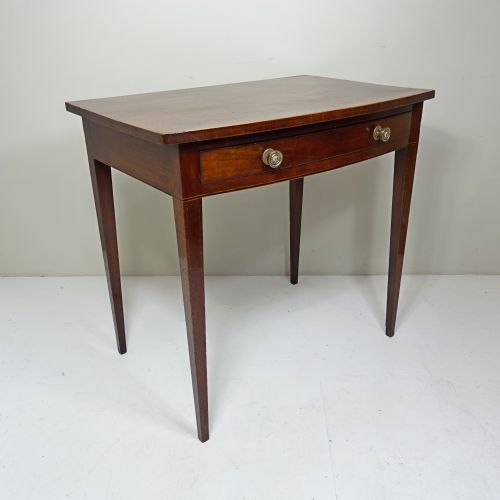 EARLY 19TH C MAHOGANY SIDE TABLE - ADDITIONAL PHOTO 1