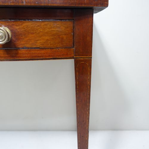 EARLY 19TH C MAHOGANY SIDE TABLE - ADDITIONAL PHOTO 3