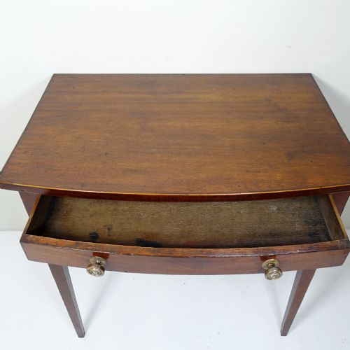 EARLY 19TH C MAHOGANY SIDE TABLE - ADDITIONAL PHOTO 4