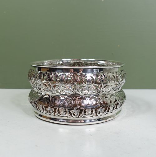 19th C Silverplated Magnum / Decanter Coaster