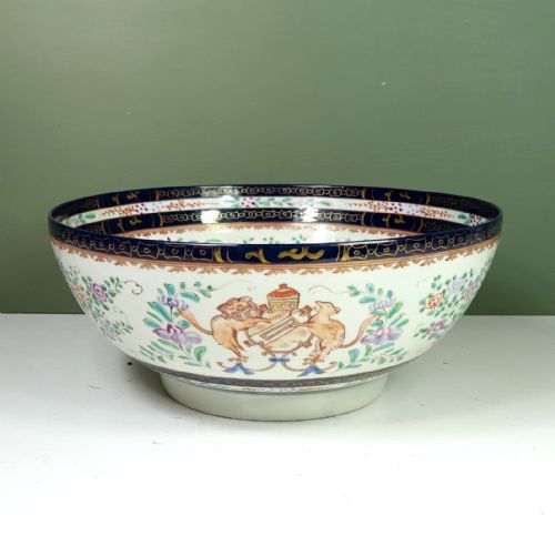 Early 19th C Decorated Centre Bowl