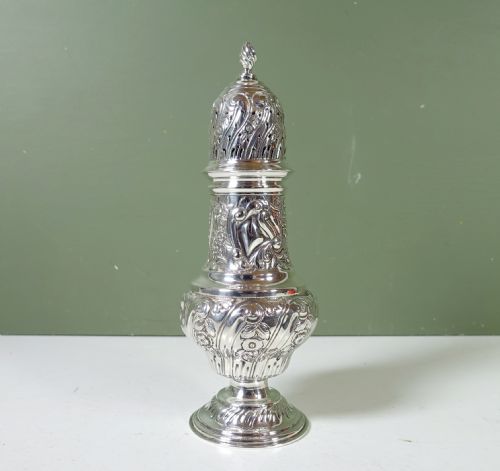 Solid Silver Sugar Castor, Chester 1899