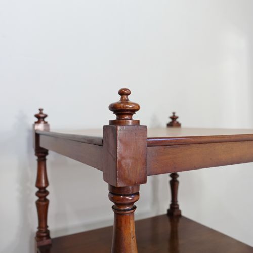 19TH C MAHOGANY WHATNOT - ADDITIONAL PHOTO 5