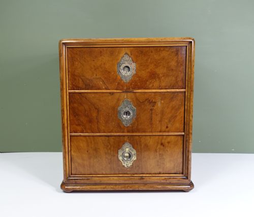 19th C Walnut Cabinet, Humidor